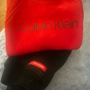 Calvin Klein Red and Black Kids Matching Set